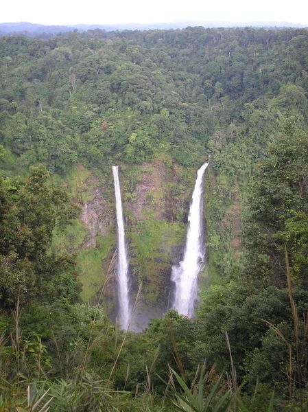 Tad Fane Waterfall outside Sekong, Southern Laos