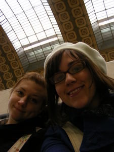 me and kelly in the musee d'orsay