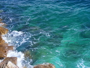 turquoise waves