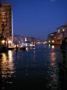 the grand canal at night
