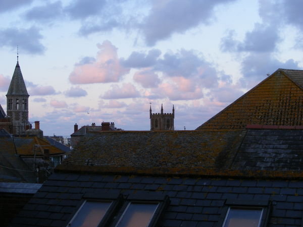 pretty sky from our hostel