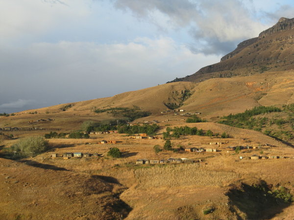 Small villages near the Drakensberg