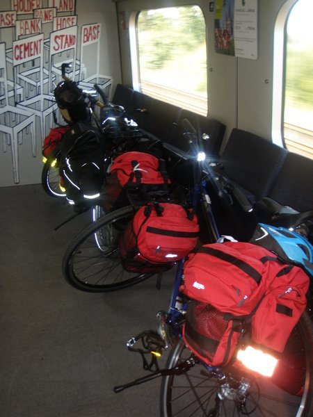 bikes on the train
