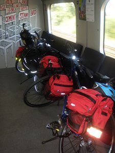 bikes on the train