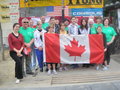 Canada and the Polish girls field hockey team