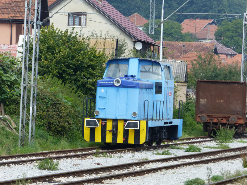 An old freight engine