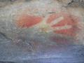 Aboriginal hand stencil