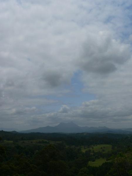 Mount Warning in the distance