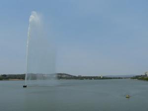 Captain Cook's Jet in Lake Burley Griffin