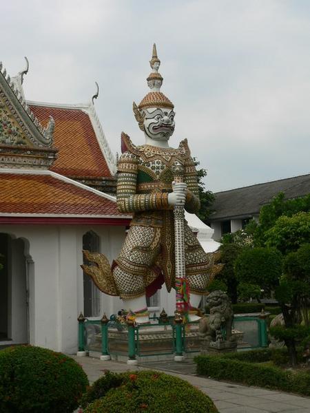 Temple guardian at Wat Arun