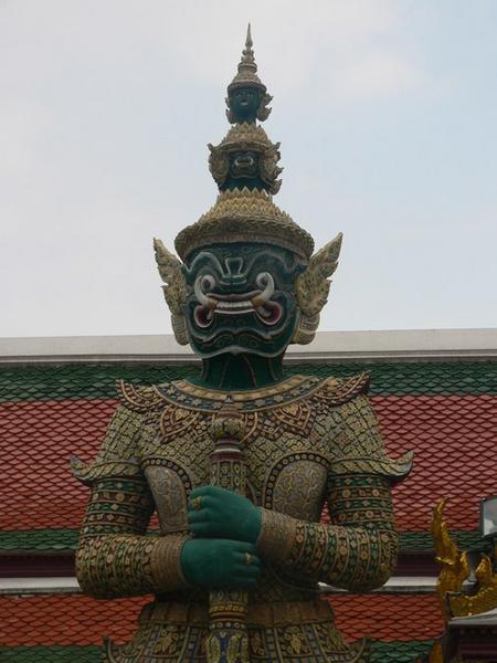 Temple guardian at Wat Phra Kaeo