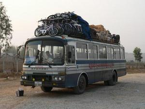 Tour de Laos support vehicle