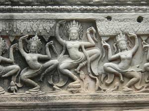 Apsaras in Hall of Dancers