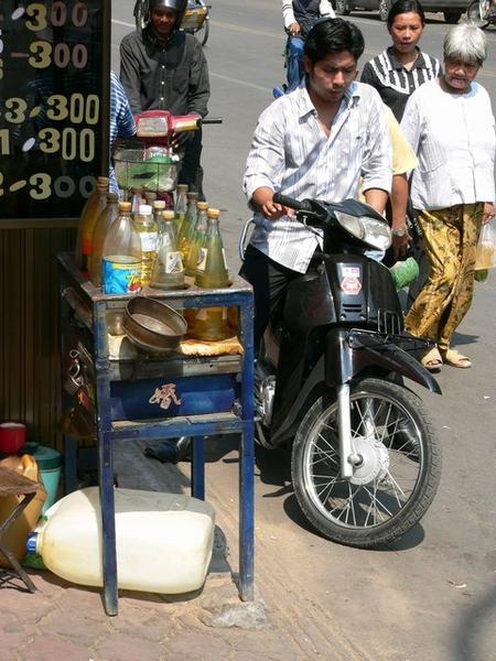 Cambodian filling station