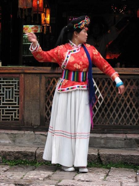 Woman in Naxi dress