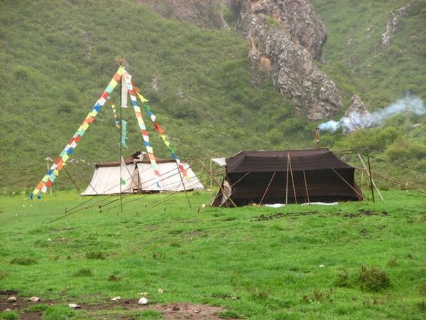 Tents in Namo Gorge