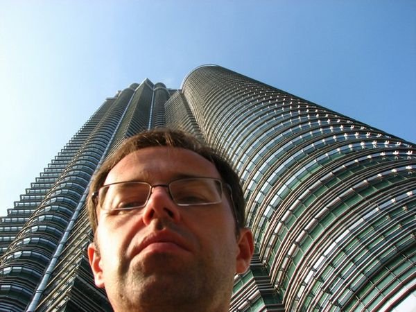 Me at the Petronas Towers