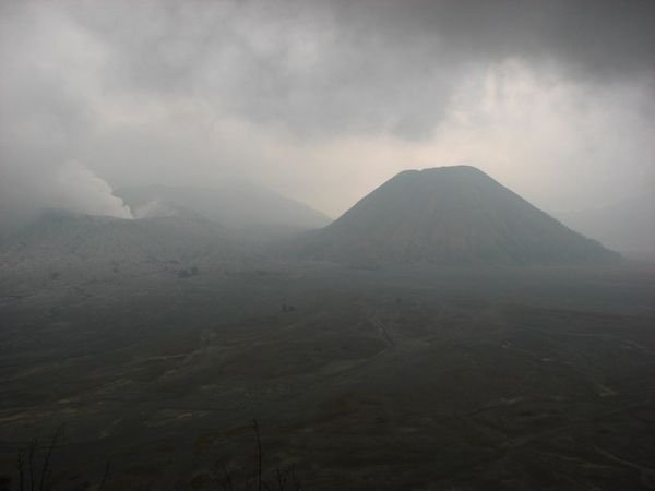 Mts Bromo and Batok in the morning gloom
