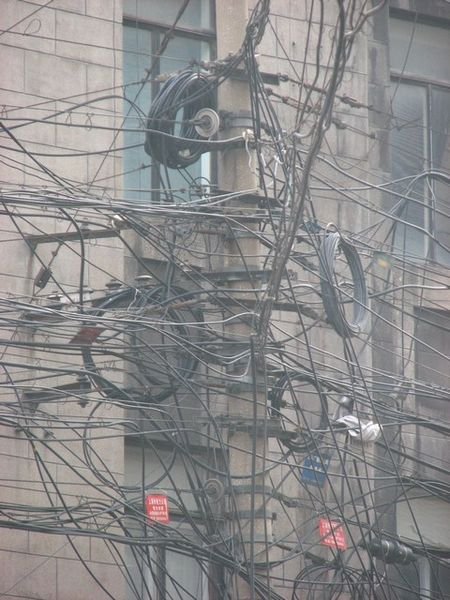 Getting one's wires crossed