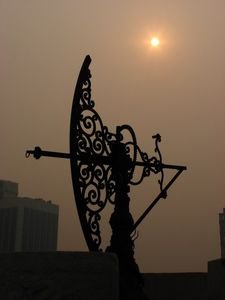 Sextant and sun