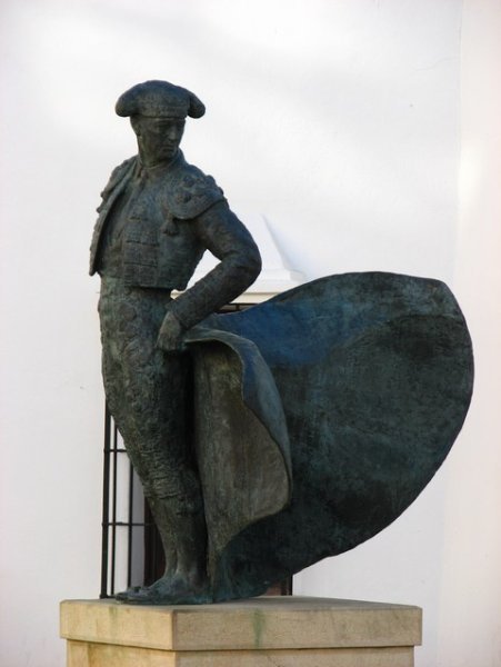 Statue at bullring