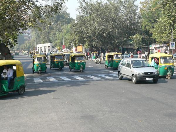 Connaught Place traffic