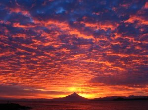 Volcan Osorno at dawn