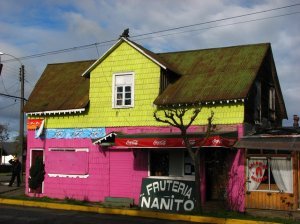 Coloured building