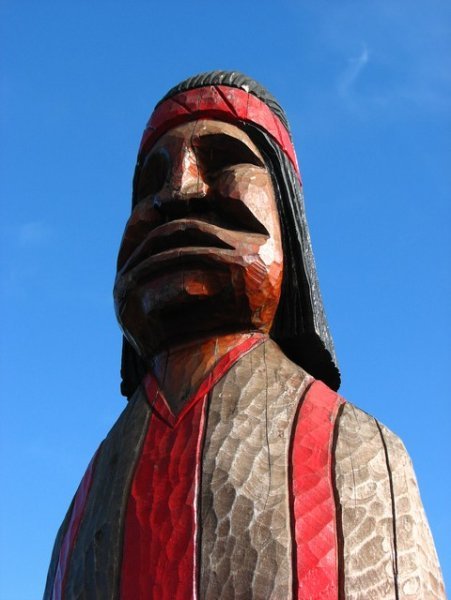 Statue of Mapuche