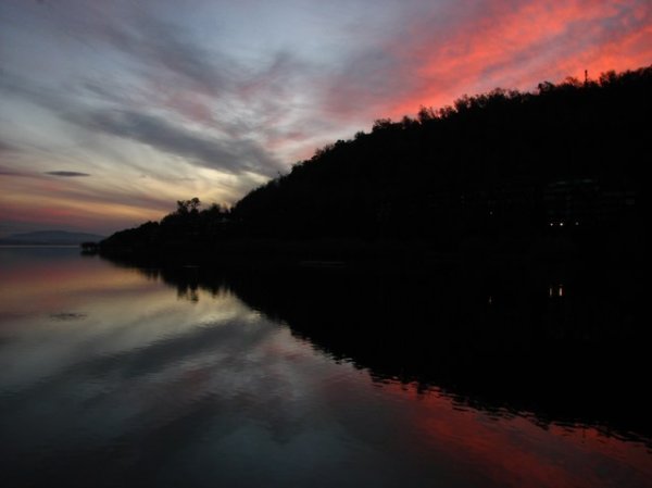 Sunset over Lago Villarrica