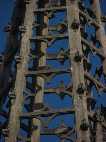 Skeleton steeple detail