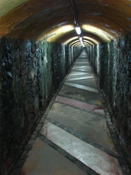 Tunnel leading to Ascensor Polanco