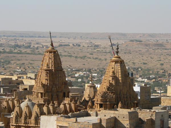Jain temples, as seen from the top of the Maharawal's Palace