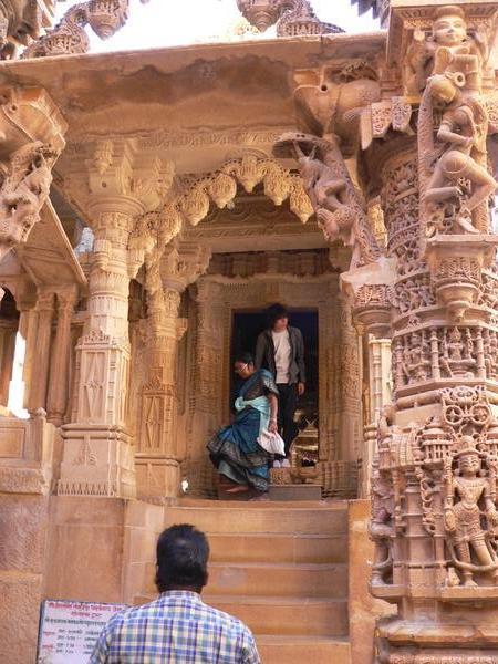 Jain temple carving