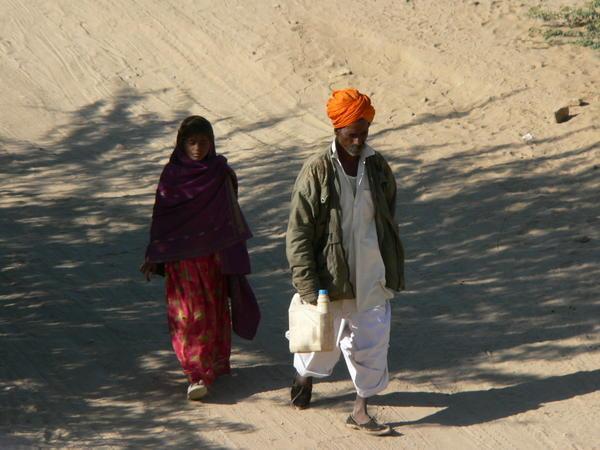 Rajasthani villagers
