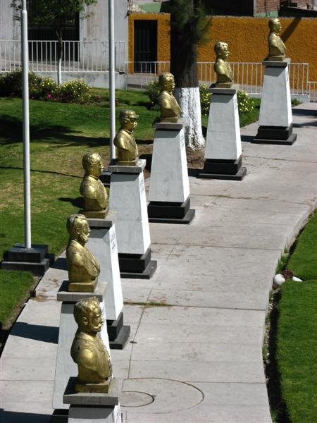 Array of busts
