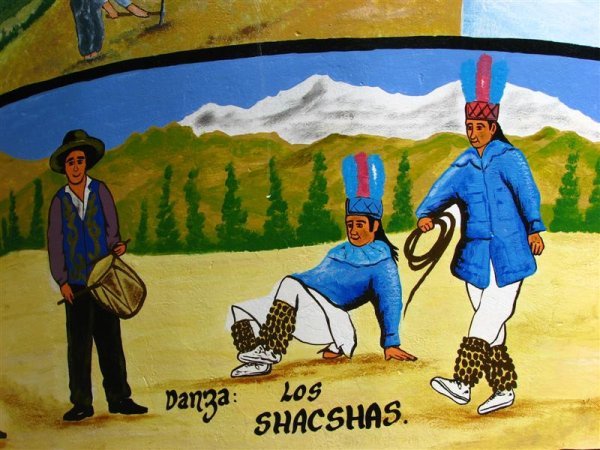 Painting of local dancing