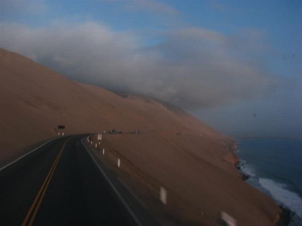 Coast road to Lima