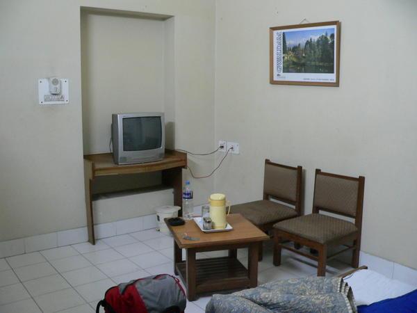 My hotel room in Dehra Dun
