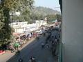 The view from my balcony in Haridwar