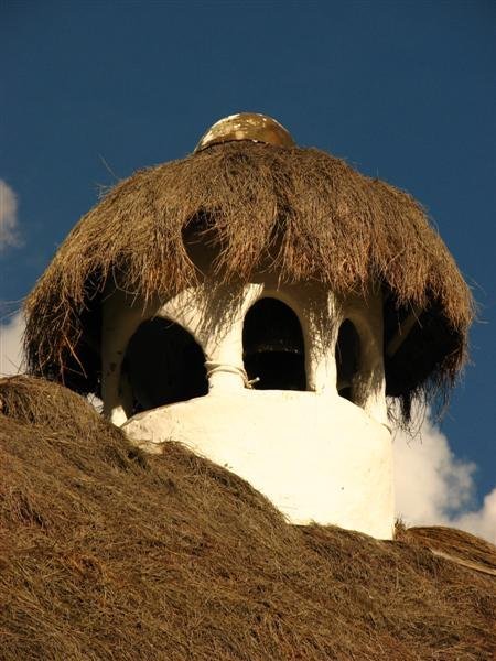 Thatched roof chapel
