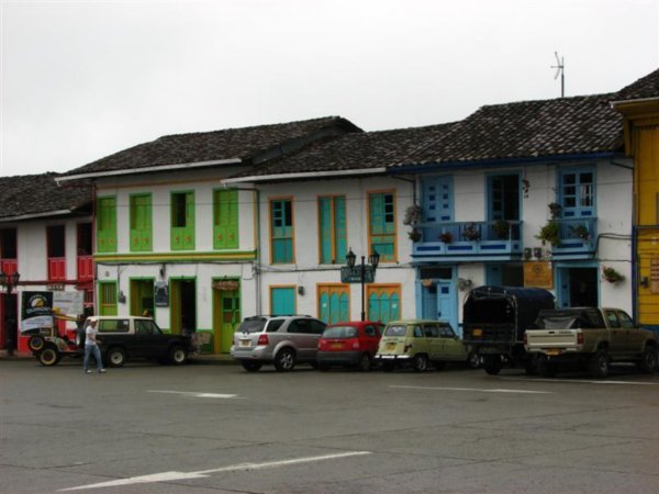 Buildings in the plaza