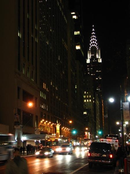 Chrysler building by night