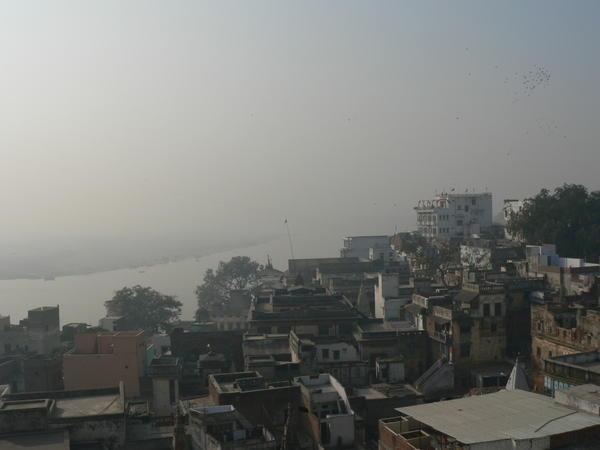 Varanasi as seen from the hotel terrace