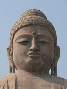 Giant Buddha head