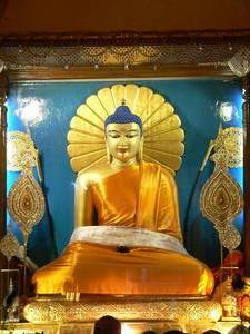 Mahabodhi temple Buddha