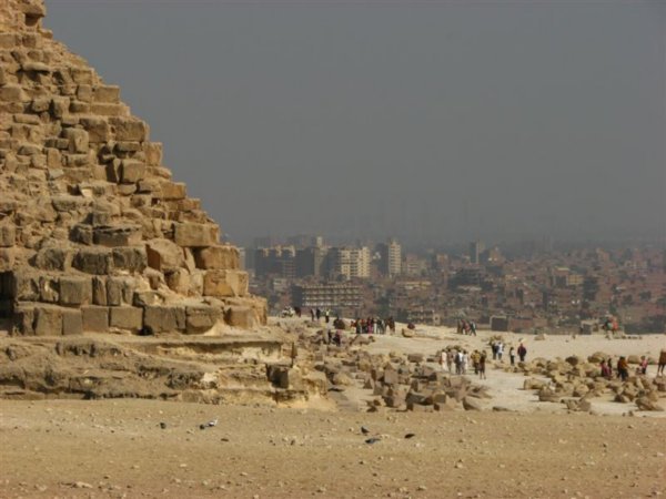 Pyramid of Khafre and Cairo