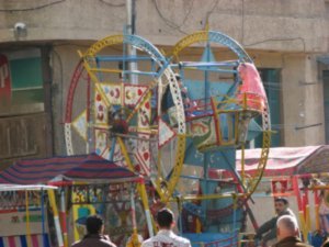 Miniature Ferris wheel