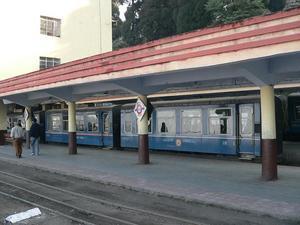 Toy Train at Darjeeling Station
