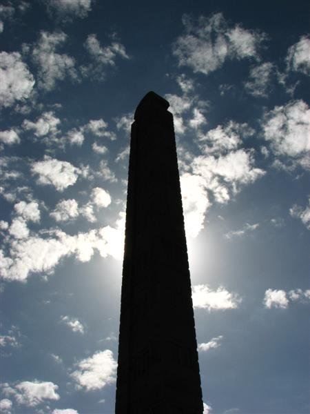 The largest free-standing stele, at 24m